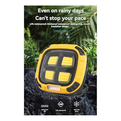 Koolenry Portable LED Spotlight Lantern Strong Light Flashlight Outdoor Camping Fishing Emergency Rechargeable WorkLamp W894-3 - Image 4