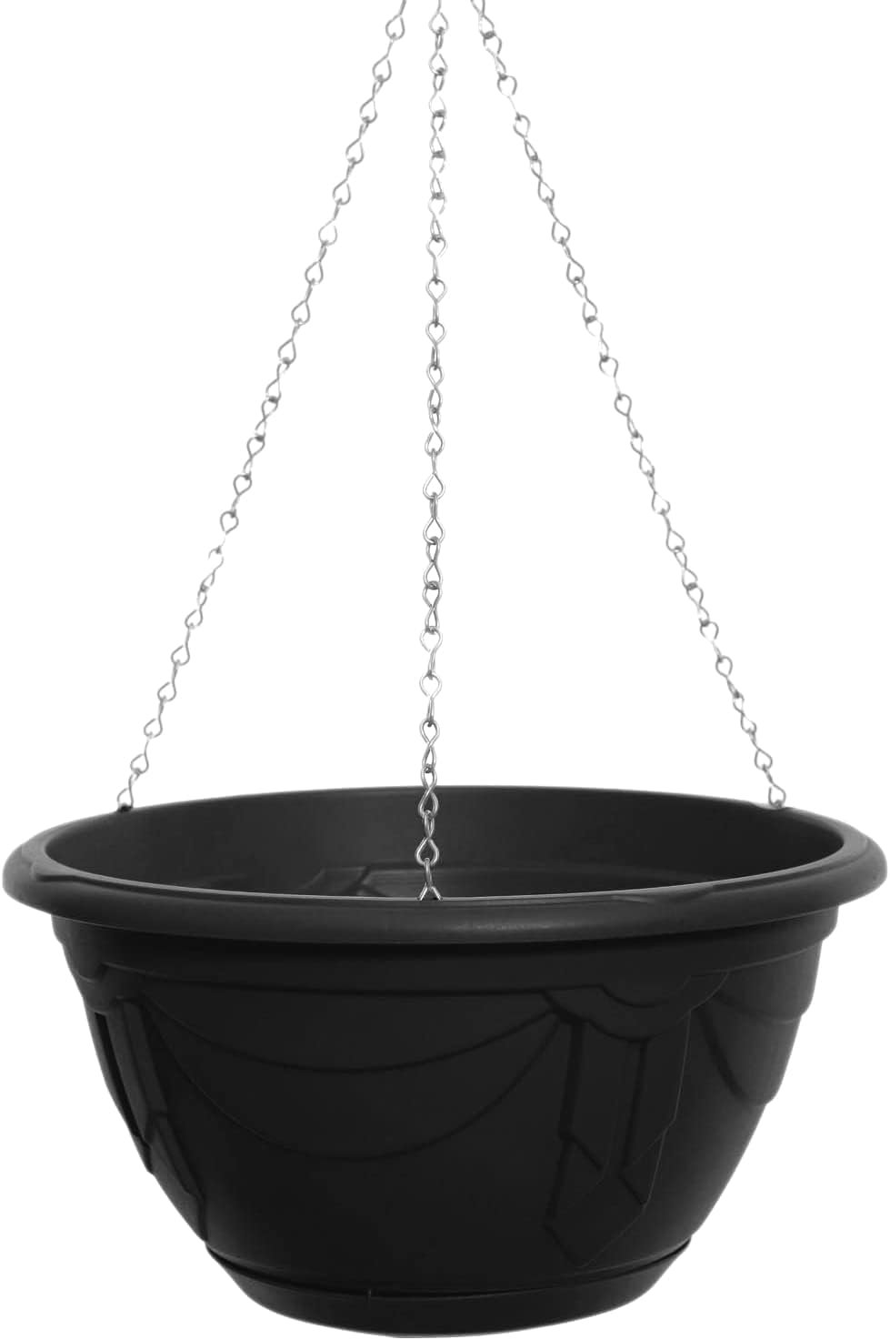 Whitefurze G020741 Venetian Hanging Basket, 32 cm, Forest Green