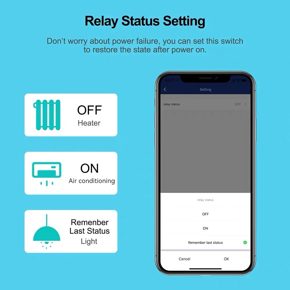 Module de relais WiFi intelligent à 2 canaux DC 5V 24V 32V AC100-240V, compatible avec l'application Tuya Smart Life, module de commutation à contact sec, fonctionne avec Alexa, Google Home