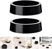 Vista 3 de Tofficu Copas para muebles de 2 piezas, posavasos para alfombras o suelos duros, tapones de goma para cama, protectores de piso, almohadillas