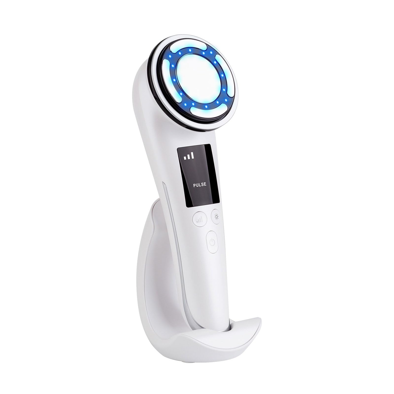 Facial Massager, Portable 5 in 1 Hot & Cold Face Massaging with LCD Screen