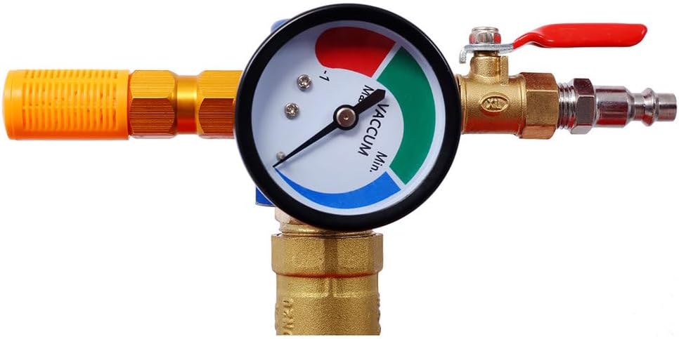 Pneumatic Oil Extractor 24L Air-Operated Fluid Evacuator with 6 Suction Probes, Safety Valve & Wheels, Waste Oil Drain Tank for Auto Repair Shops & Garages