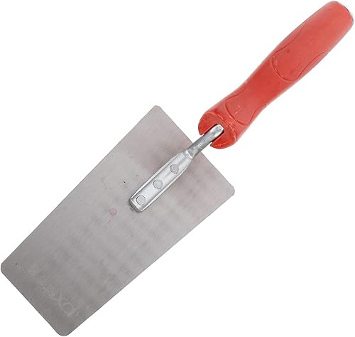 VILLCASE Margin Construction - Yeso de plástico para mampostería con acabado cortador de masilla pala mango de agarre suave cemento para paneles de