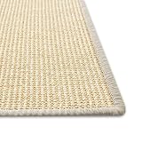 Floori® Sisal Kratzteppich | Naturfaser: nachhaltig und umweltfreundlich | Kratzmatte für die Krallenpflege Ihrer Katze | Ivory, 60x80cm