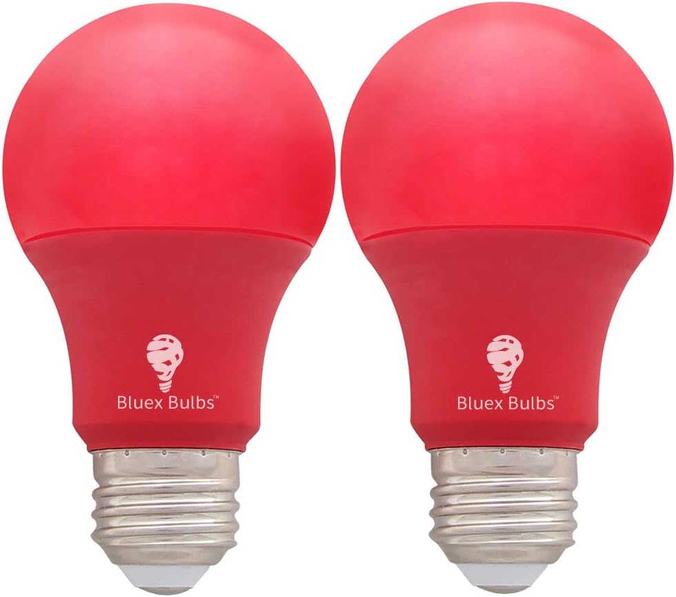 2 Pack BlueX LED A21 Yellow Light Bulbs 15W (120Watt Equivalent