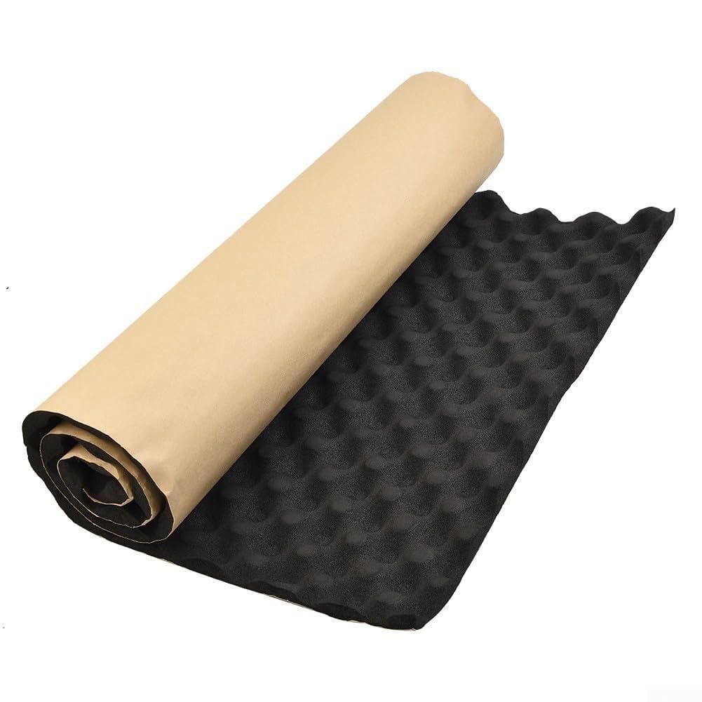 AIKEOU 2cm Thick Sound Deadening Foam Mat for Automotive Noise Reduction and Thermal Insulation Applications