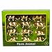Kids Globe - 571968 - Vaches Assises et Debout - Échelle 1/32 - Rousse/Blanc - Lot de 12