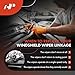 A-Premium Front Windshield Wiper Transmission Linkage Assembly Compatible with Chevrolet Malibu 2008-2012 & Pontiac G6 2005-2010 & Saturn Aura 2007-2009