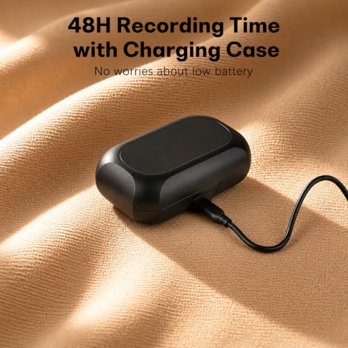 Image of MAYBESTA Wireless Mini Microphone for iPhone & Android Phone | Lapel Microphones with Charging Case, Clear Voice, Noise Cancelling, 2 Clip on Content Creator Mics for Tiktok YouTube Vlog