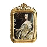 SYLVIA'S SHOP Vintage 5x7 Picture Frame, Antique Ornate Photo Frame, Table Top Display and Wall Hang