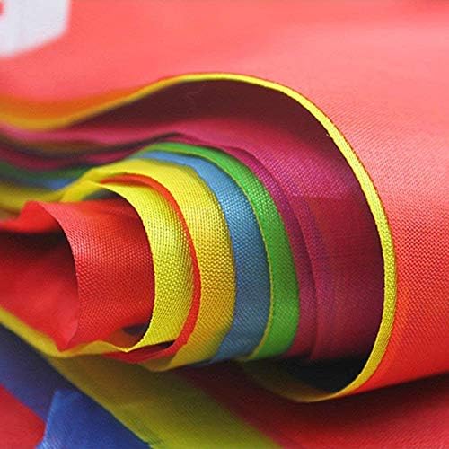 Bunting Banner Flags - 200pcs Big Pennant Banners Colorful Triangle Banner Flags 100m Party Banner -Perfect Birthday Bunting or Indoor/Outdoor Party Decorations/Garden Decorations