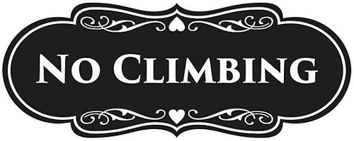 Miniatura 9 de Signs ByLITA Diseñador No Climbing (marfilmarrón oscuro) - Mediano