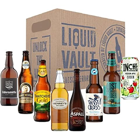 Best of British Apple Cider - Enjoy Eight of the Best British Ciders from some of the nations favourite producers including, Aspalls, Thatchers, Henry Westons, Cidersmiths and more. Perfect as a gift Cover