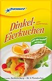 Komet Dinkel-Eierkuchen 110g — Backmischung mit Dinkelmehl & Volleipulver — reicht für 4 Pfannkuchen — Backwaren von Komet aus Großpostwitz inkl. Kochbuch