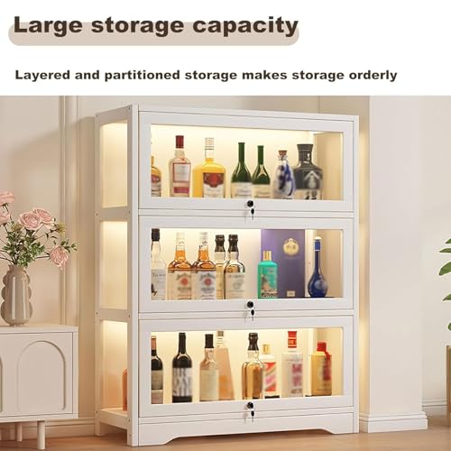 Mueble botellero con puerta y 4 pisos miniatura 5
