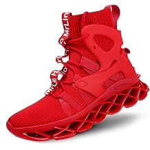 Hello MrLin Men's Running Shoes Slip On Athletic Blade Sock Sneakers Hip Hop Tennis Fashion