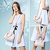 Small-Crossbody-Bags-for-Women-Classic-Double-Zip-Top-Handle-Dome-Satchel-Bag-Shoulder-Purse Small Crossbody Bags for Women Classic Double Zip Top Handle Dome Satchel Bag Shoulder Purse Pink&Beige