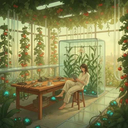 Vanilla Mornings in the Skygarden Tower | Sleepy Sci-Fi Story copertina