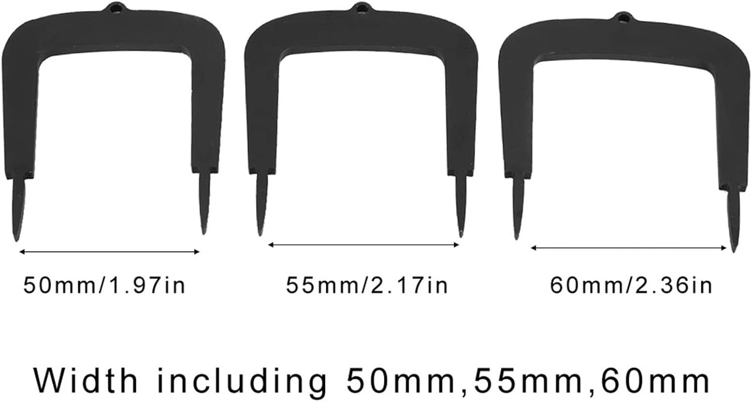 SUNGOOYUE Push Goal Aim Gate Aluminum Alloy Target,Parts Set Accessories,50mm, 55mm, 60mm Push Goal Gate, Aluminum Alloy Target Set Accessories with 2 Base, for Swing Training