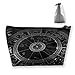 Produktbild Kosmetiktasche Trapez Aufbewahrungstasche Astrology Line Schwarz Tragbare Kosmetiktasche Damen Mobile Reisetasche