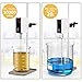 4E's USA Lab Overhead Stirrer - 20 Liter, 10000 mPas, 50~2000 RPM Variable Speed with Stand and Stirring Rod, LED Lab Stirrer Mixer with Safety Sensors and Go-Through Design for Easy Rod Adjustment