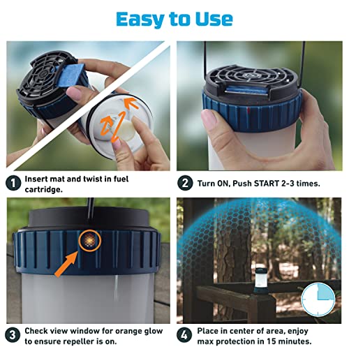 Thermacell Mosquito Repellent Led Camping Lantern; Effective Mosquito Repellent For Camping; Includes 12-Hour Refill; No Spray, No Candle Flames, Deet-Free, Bug Spray Alternative #TOP5
