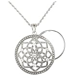 Charmed Life Magnifier Necklace | 5x Zoom | Lotus