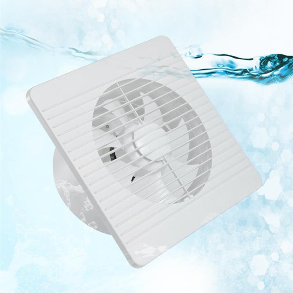 Ventilatore Da Bagno, Ventilatore Da Parete Con Deflettore Antiritorno Da 100 Mm Cappa Aspirante Wc Cucina 87066131 - Foto 7