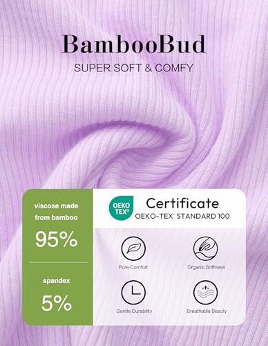 Toddler Girls Pajama Set Short Sleeve Tee Shorts Pajamas Ruffled Summer 2 Piece Sleepwear, Viscose from Bamboo3