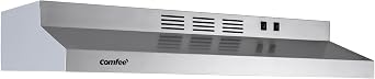 COMFEE' Range Hood 30 Inch Under Cabinet 200 CFM Ducted/Ductless