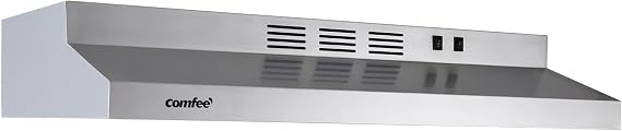 COMFEE' Range Hood 30 Inch Under Cabinet 200 CFM Ducted/Ductless