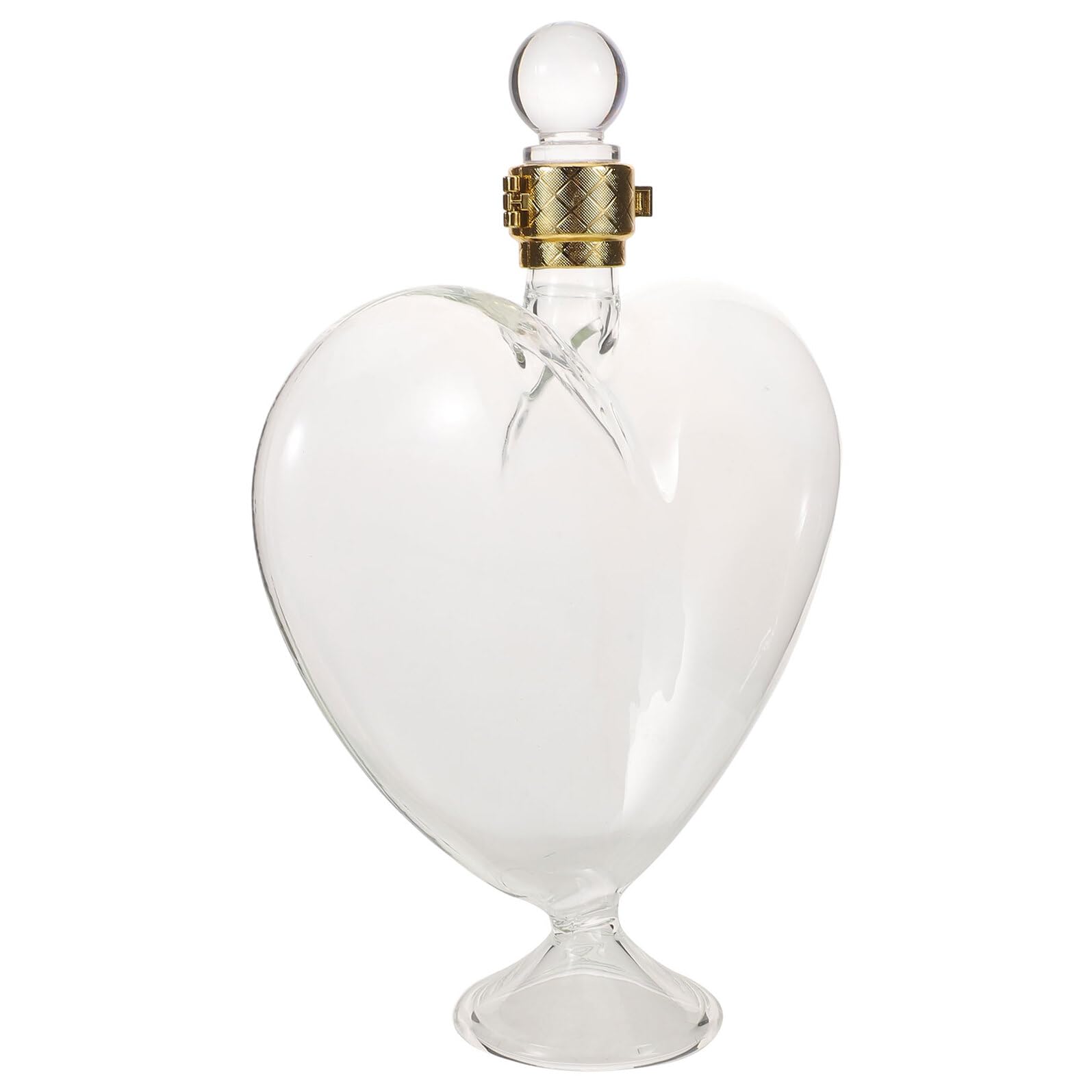 Bouteille de vin en forme de cœur pour sublimer vos tables de mariage et fêtes