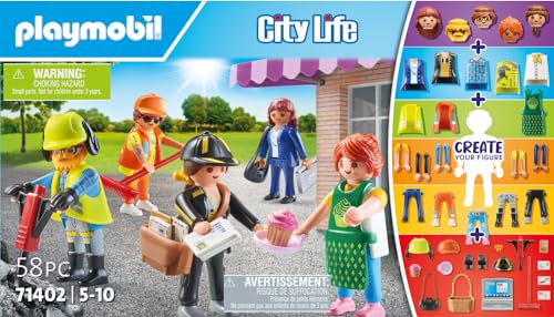 PLAYMOBIL 71402 My Figures City Life, 5 play figures with more than 1000 possible combinations - Image 4