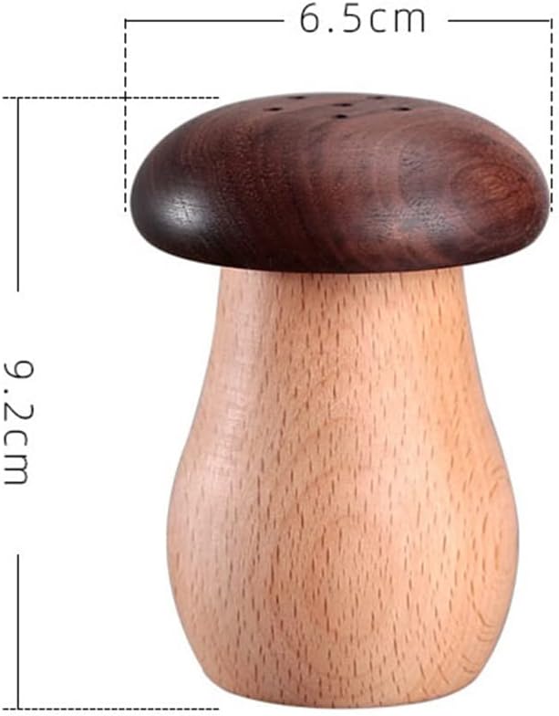 Creative Solid Wood Toothpick Holder Household Toothpick Box Wooden Cute Mushroom Log Toothpick Jar