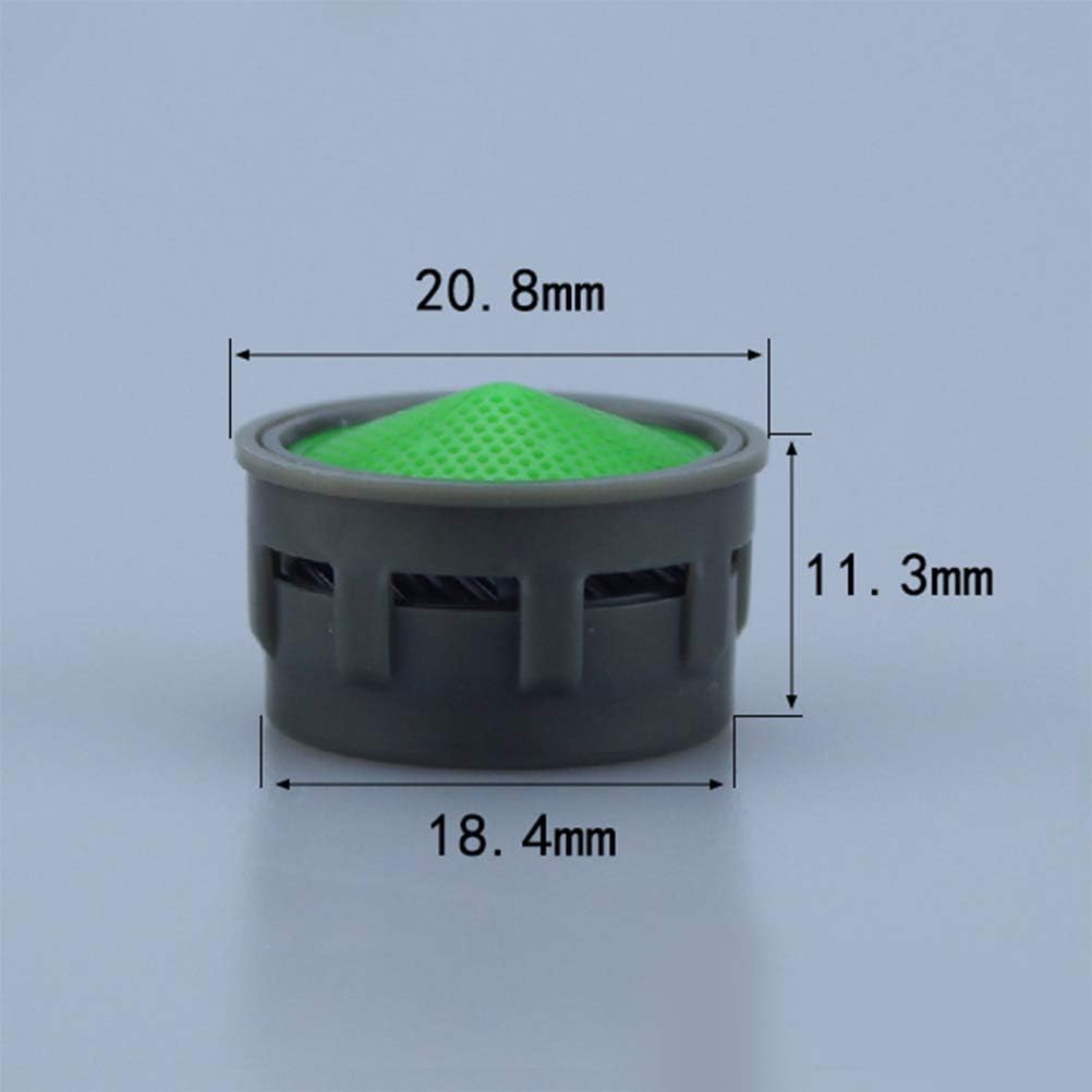 Faucet Aerator Insert, 21mm Water Saving Flow Restrictor, ABS Plastic Sink Aerator Replacement Part for Kitchen Bathroom Faucet