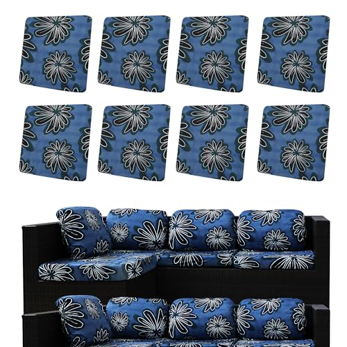 8PCS Patio Cushion Covers.Patio Furniture Couch SeatSlipcovers