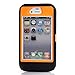 iPhone 4s Holster Case, Harsel Defender Series Heavy Duty Tree Camo Shockproof Full Body Hybrid Combo Military w' Belt Clip Built-in Screen Protector Case Cover for iPhone 4s - Straw Orange