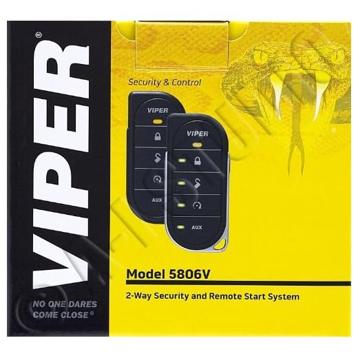 Viper 5806V 2-way Security System w/Remote (Renewed)