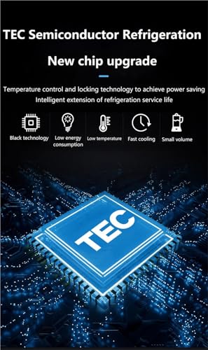 USB Portable Car Cooling Cup - Electric Beverage Cooler for Coffee & Milk Drinks - Temperature Display for 12V-24V Cars