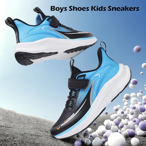 Image of VITUOFLY Boys Girls Sneakers Kids Mesh Lightweight Running Tennis Shoes