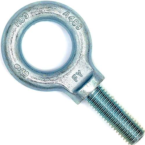 Image of Lifting Shoulder Eye Bolt 9 /16 inch-12 X 1-5 /8 inch |Blue Bright Zinc Plated