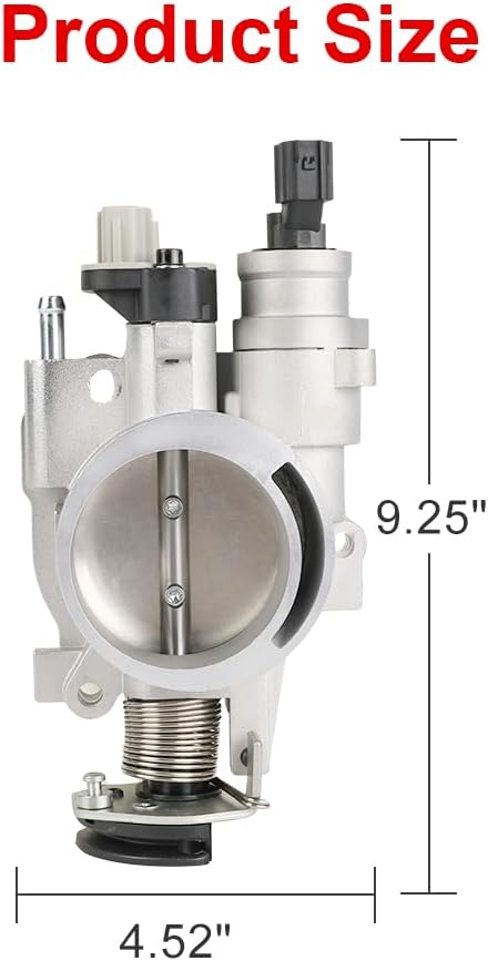 WMPHE Electronic Throttle Body Replacement for 5114397AA Compatible with Chrysler Aspen Dodge Dakota Ram 1500 Durango Jeep Grand Cherokee Commander Mitsubishi Raider 4.7L 2003-2007