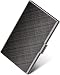 MaxGear Professional Metal Business Card Holder Pocket Business Card Case Slim Business Card Carrier Business Card Holders Wallet for Men & Women, 3.7 x 2.3 x 0.3 inches, Stainless Steel, Grid
