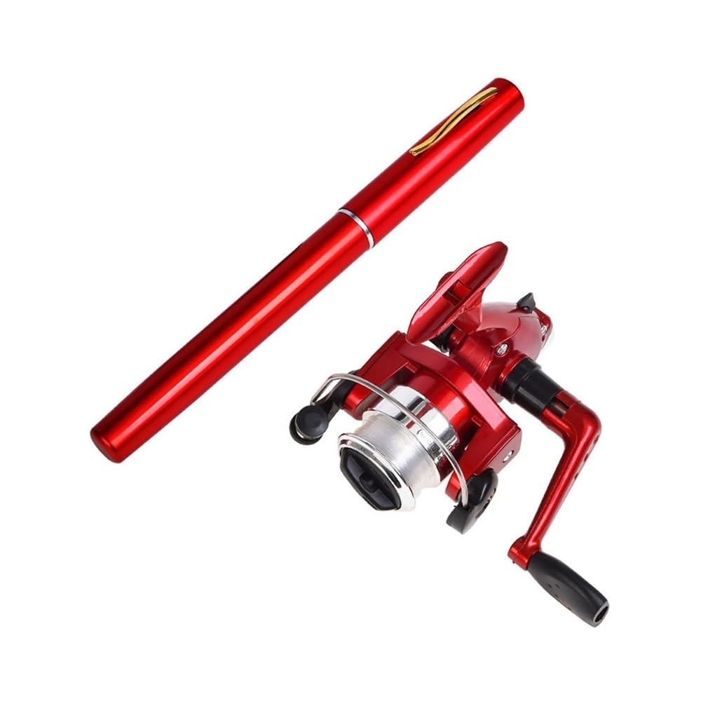 Wędka, Pen Fishing Rod Kit Ultimate Telescopic Rod & Reel Combo for On-The-Go Anglers, Perfect for Saltwater to Freshwater Adventures