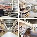 FanNicoo LED Corn Light Bulb 500W Equivalent 60W 5500Lumen 6500k E39 Mogul Base LED Corn Bulb Large Area Cool Daylight White Corn Lamp for Indoor Outdoor Garage Warehouse Factory Workshop