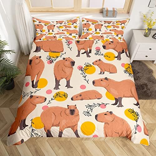 Homewish Planet Earth Bedding Set Solar System For Kids Duvet Cover Single,Cosmic Comforter Cover Mystery Outer Space Zodiac Astronaut Bed Set Galaxy Starry Sky Stars Constellation Bedroom Decor