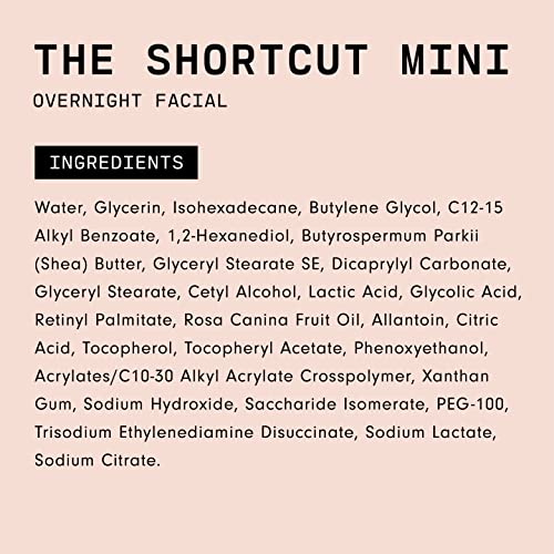 Versed The Shortcut Overnight Facial - Leave-On Gentle Exfoliating Treatment With Lactic And Glycolic Acid To Rejuvenate And Hydrate Skin - Vegan (0.5 Fl Oz) #TOP7