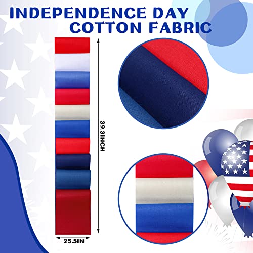 40 Pcs Cotton Solids Patriotic Cotton Fabric Patchwork Roll Cotton Quilting Roll Fabric Red Blue White Cotton Fabric Quilting Strips 2.55 Inch Precut Patchwork Roll For Diy Craft (Patriotic) #TOP1