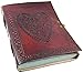 Vintage Heart Embossed Leather Journal/Instagram Photo Album (Handmade Paper) - Coptic Bound with Lock Closure (Heart Journal) (Heart)