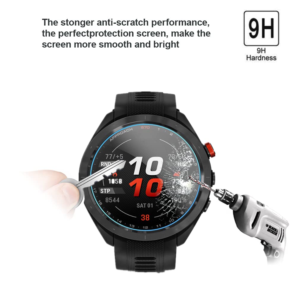 MIHENCE Compatible with Garmin Approach S70 47 mm Screen Protector - Image 4
